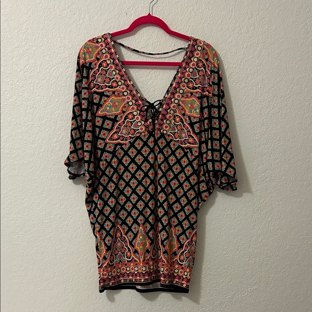 Nanette Lepore Swim Tunic Cover-up Large